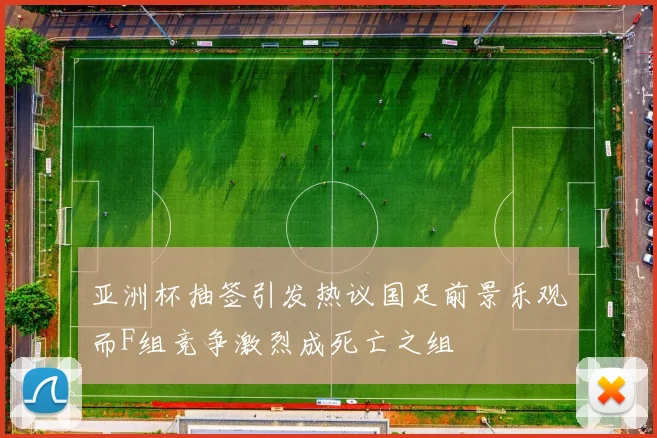 亚洲杯抽签引发热议国足前景乐观而F组竞争激烈成死亡之组